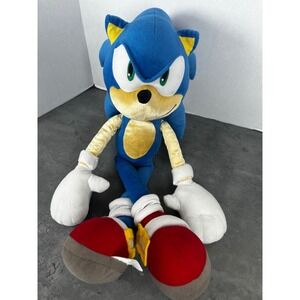 SEGA Sonic the Hedgehog Plush Blue Stuffed Animal Toy Collectible 24 Inch Large